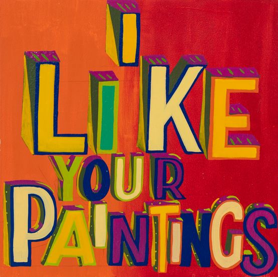I like your Paintings by Bob And Roberta Smith contemporary artwork Works on Paper