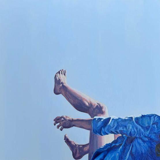 Falling Legs by Alexandra Jabre contemporary artwork Painting