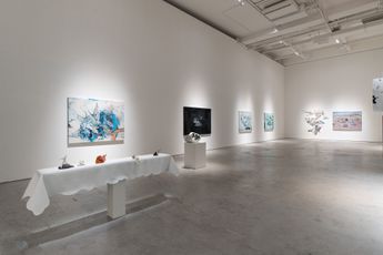 Contemporary art exhibition Ying Hung Mind and Matter Derivation  at Tina Keng Gallery Taipei Taiwan