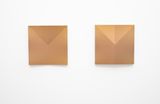 FOLDED REFLECTIONS  copper by Jeppe Hein contemporary artwork sculpture
