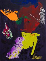 heavy hand liquid leg by Tom Polo contemporary artwork painting