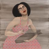 Lethal injection by Hayv Kahraman contemporary artwork painting works on paper