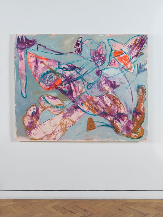 Conversation Piece Joe by Florence Peake contemporary artwork Works on Paper