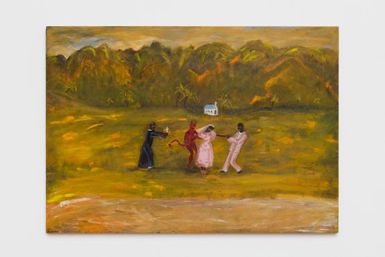 Rock and a Hard Place by Jemila Isa contemporary artwork Painting