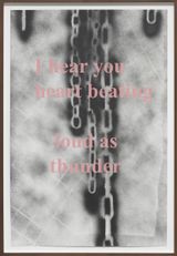 I hear You by Monica Bonvicini contemporary artwork painting print
