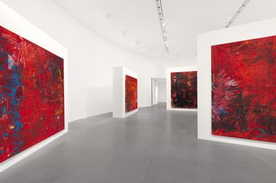 Oscar Murillo Sees Red in Rome