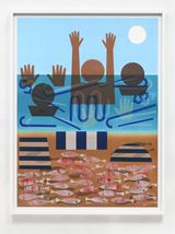 Catch and Release by Nina Chanel Abney contemporary artwork drawing works on paper