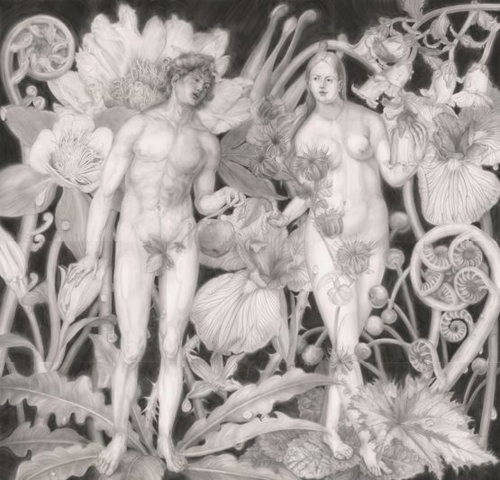 To Become a Subject after Albrecht Durer by Liu Yujun contemporary artwork Works on Paper