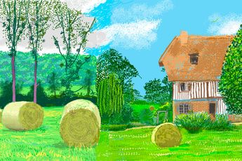 Contemporary art exhibition David Hockney A Year in Normandie and Some Other Thoughts about Painting at Serpentine London United Kingdom