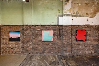 Contemporary art exhibition Kim Fisher Roots And Tourist at The Modern Institute Airds Lane United Kingdom