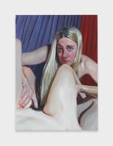 Huge gaze homophone by Jenna Gribbon contemporary artwork painting