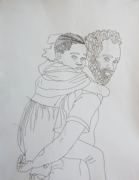 Blind Drawings XIV by Monica De Miranda contemporary artwork Works on Paper