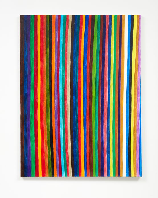 Lines Transparent Colours by Renee Cosgrave contemporary artwork Painting