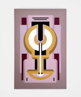 Gold Crannog Torc by Hazel Osullivan contemporary artwork painting