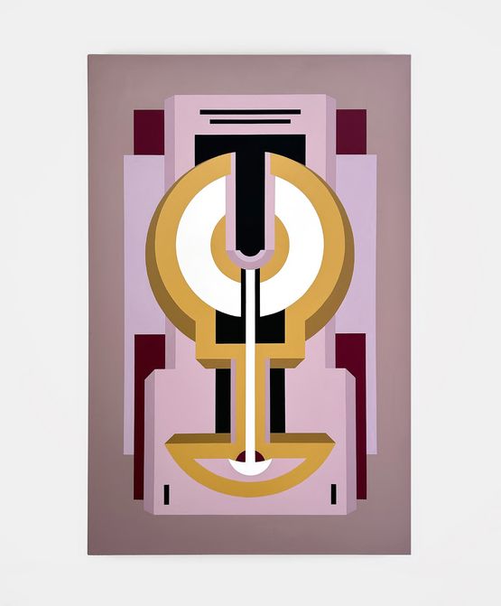 Gold Crannog Torc by Hazel Osullivan contemporary artwork Painting
