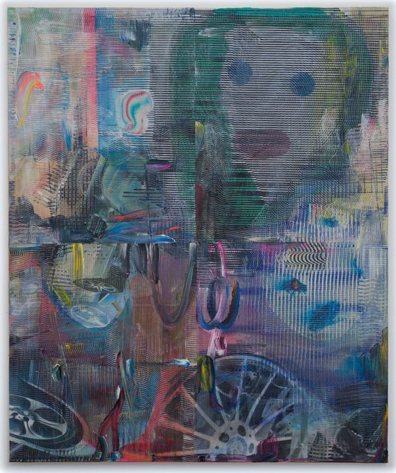 Leopoldstrae by Markus Oehlen contemporary artwork Painting