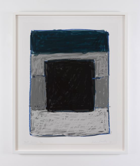 Dark Square by Sean Scully contemporary artwork Painting