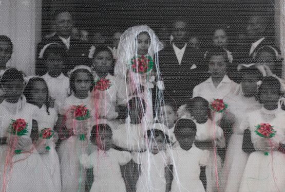 Untitled 1 Wedding portraits series by Monica De Miranda contemporary artwork Photography
