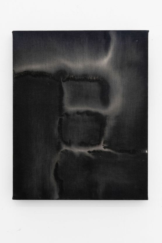 Borders of the Known World Blocks Two blocks trapped in multiple grid by Leonardo Anker Vandal contemporary artwork Painting