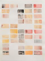Hematite violet rhythm by Rochelle Haley contemporary artwork works on paper