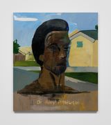 The Land of Huey P. Newton by Henry Taylor contemporary artwork painting