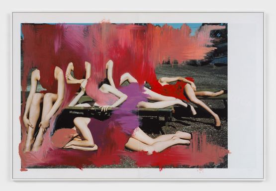 Side-liners by Amie Dicke contemporary artwork Print
