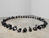 Elephant Necklace Circle by Lynda Benglis contemporary artwork sculpture