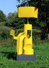 Wir sind wie Blatter by Thomas Kiesewetter contemporary artwork sculpture