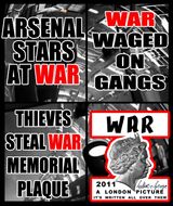 War by Gilbert  George contemporary artwork mixed media