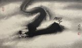 Sound of Springs with the Pine by Kan Tai Keung contemporary artwork drawing works on paper
