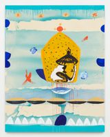 Cosmogony 01 by Ouattara Watts contemporary artwork mixed media painting