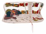 Threads among Flames by Charlene Komuntale contemporary artwork print