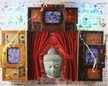 Homeless Buddha by Nam June Paik contemporary artwork Sculpture