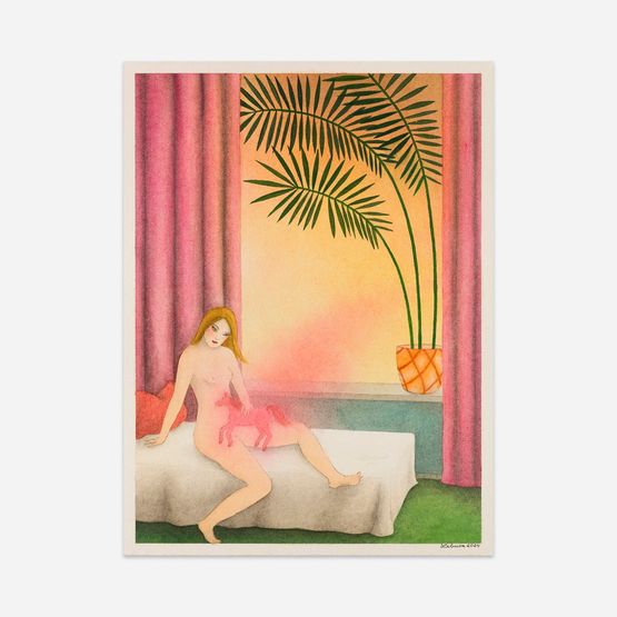 Malibu by Corinne Von Lebusa contemporary artwork Mixed Media