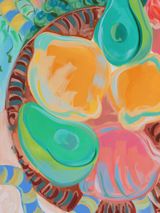 Plato Adentro by Sol Calero contemporary artwork print works on paper
