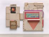 Parrot Buckboard Spread by Robert Rauschenberg contemporary artwork drawing painting sculpture works on paper