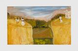 Yellow Hills by Jemila Isa contemporary artwork works on paper