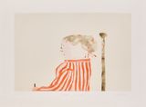 Whistlers Grandmother by Robert Hodgins contemporary artwork works on paper print