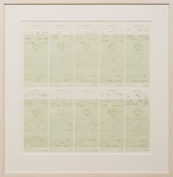Okura Buffet by Gabriel Orozco contemporary artwork Works on Paper