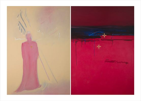 Saysaygon by Robert Houle contemporary artwork Painting