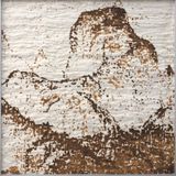 Sky Fire - Mt. Tianshan by Zhao Zhao contemporary artwork mixed media textile