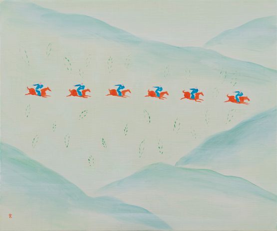 Hunting by Wu Yi contemporary artwork Painting