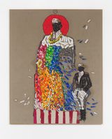 ALKEBU-LAN by Girmachew Getnet contemporary artwork painting works on paper