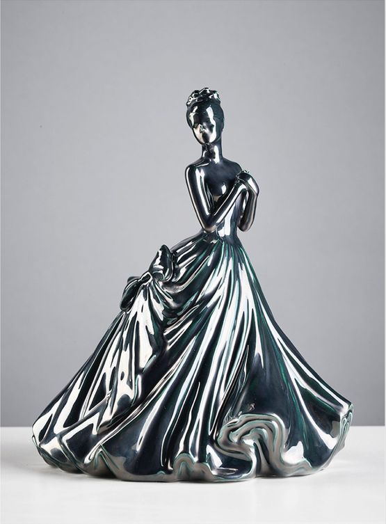 Coalport Ladies of fashion figurine by Jessica Harrison contemporary artwork Sculpture