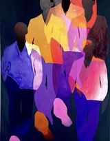 Tracks of Light by Rebecca Bernau contemporary artwork painting