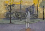 The Altrightland was Thrilled to Unveil Gods Chariot the Little Willie during its Year of Acorns by Sedrick Chisom contemporary artwork painting