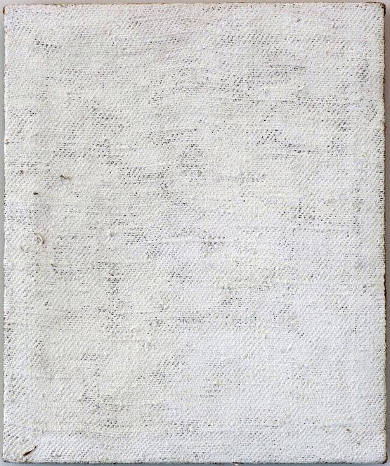 Untitled - White monochrome by John Nixon contemporary artwork Painting