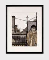 Lieber woanders by Elisabeth Schrader contemporary artwork drawing works on paper