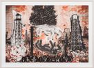 Zero or Nothing 4 Schrodinger equation by Fiona Hall contemporary artwork Painting