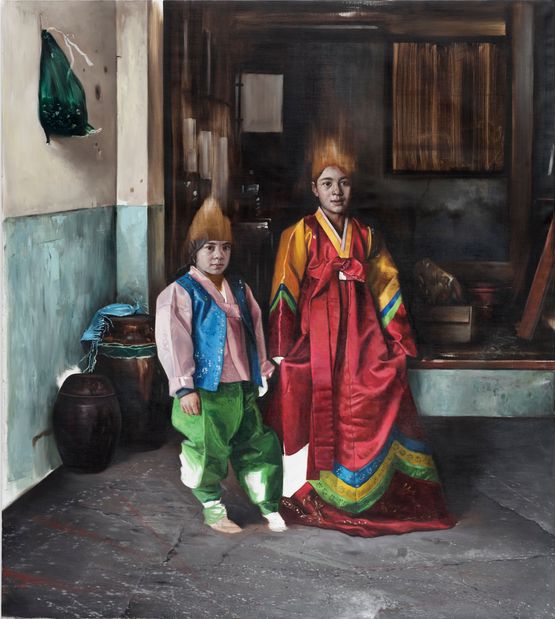 Sena and Rafael by Helena Parada Kim contemporary artwork Painting